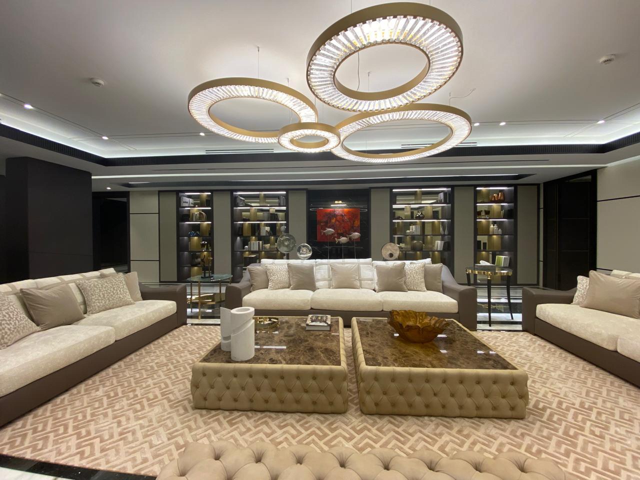 Luxury furnishing smart systems and final setup